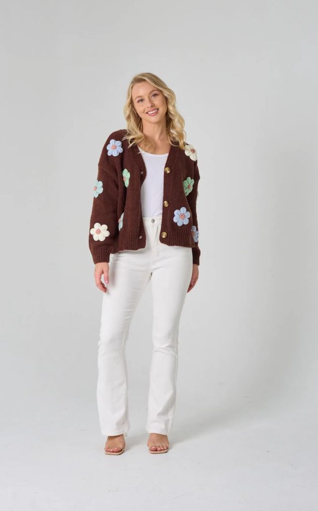 Adelaide Cardi CHOCOLATE, size: S/M