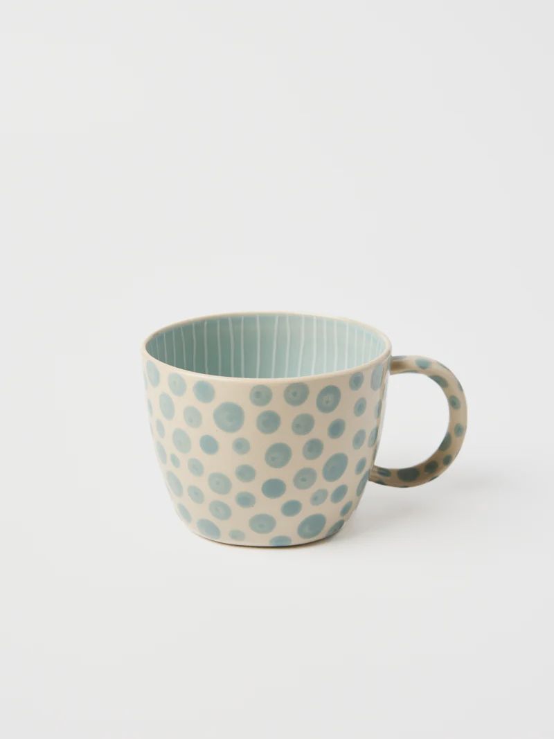China Mug Powder Dot