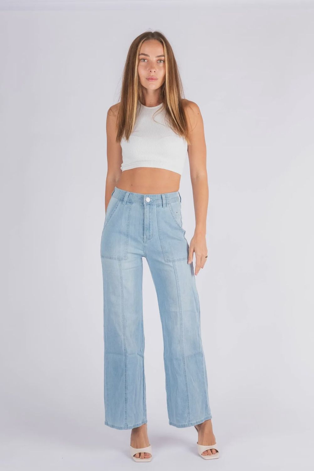 7110 Seam Front Jean LIGHT BLUE