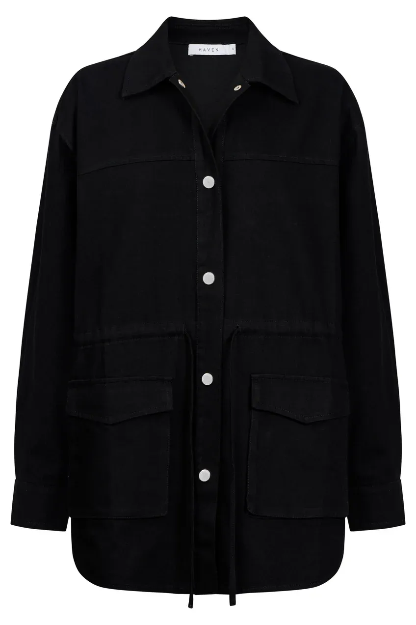 Denver Denim Jacket - Black, size: XS