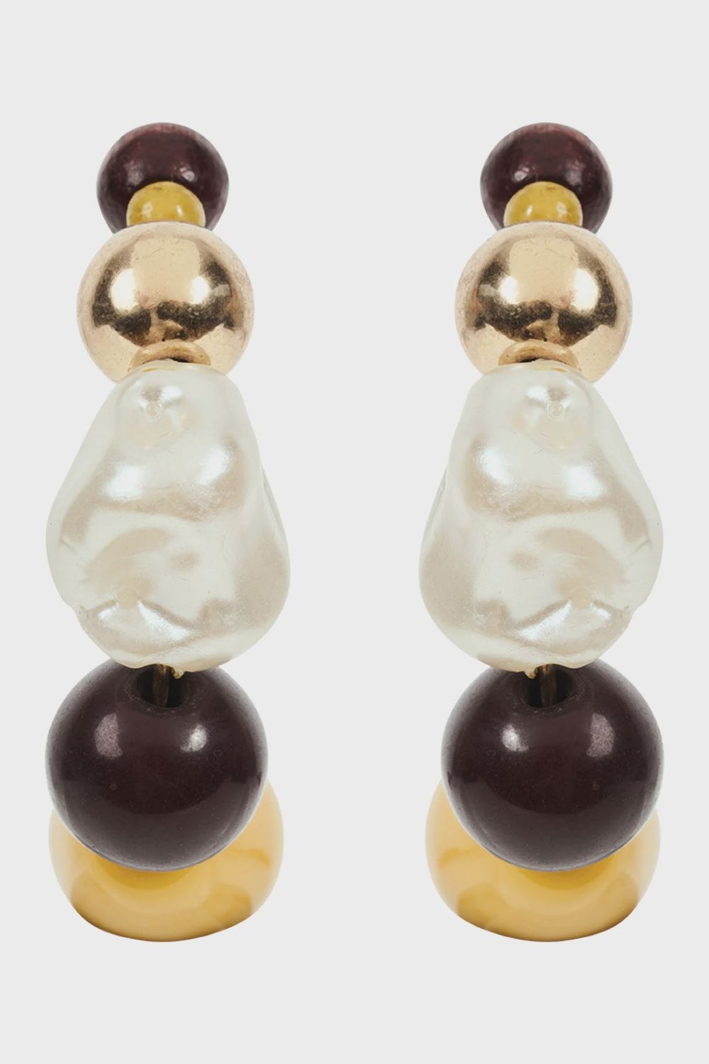 Oman Beaded Earring PEARL