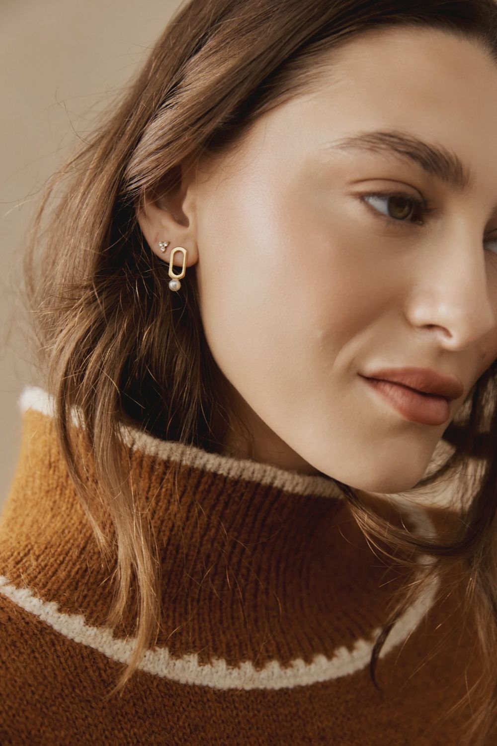 Heritage Earring OVAL PEARL