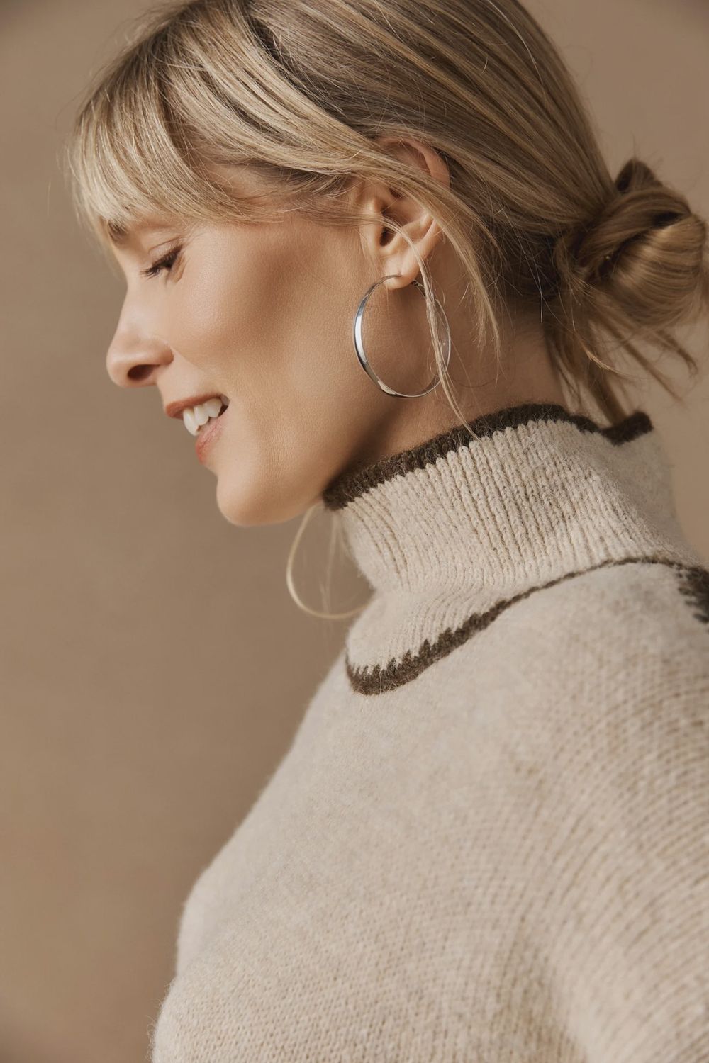Rumi Hoop Earring SILVER