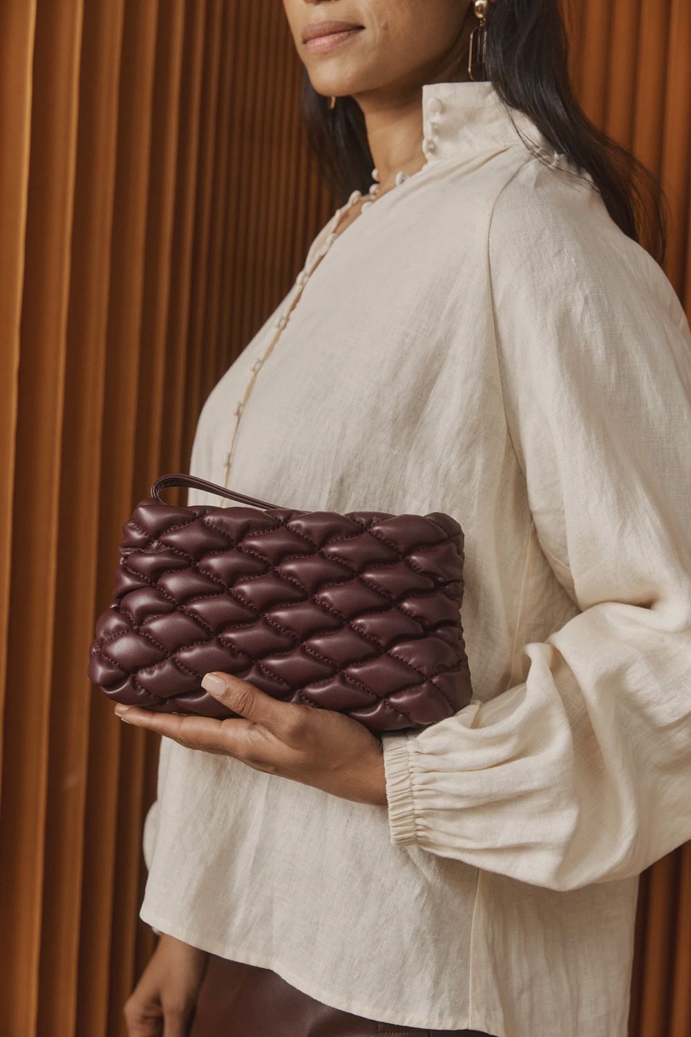 Zala Pouch - Mahogany