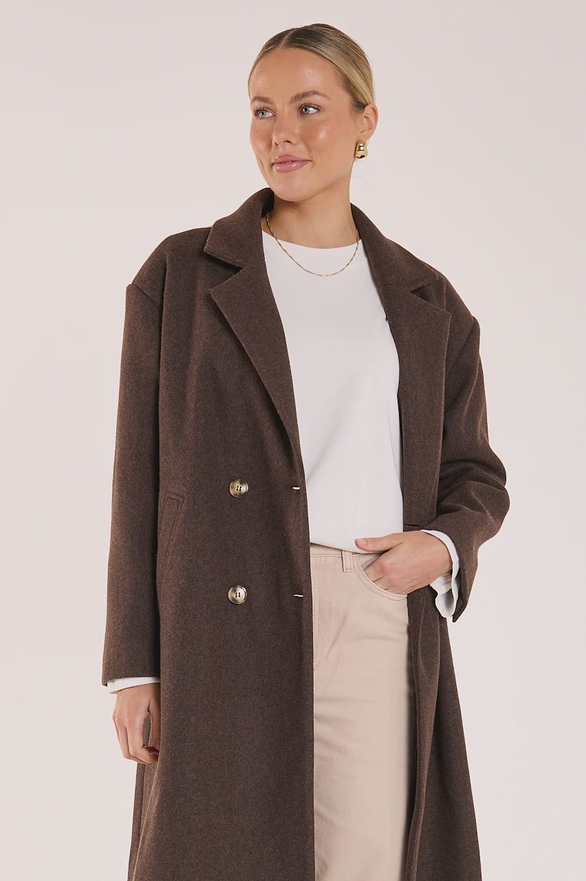 Marlow Coat CHOCOLATE, size: S/M