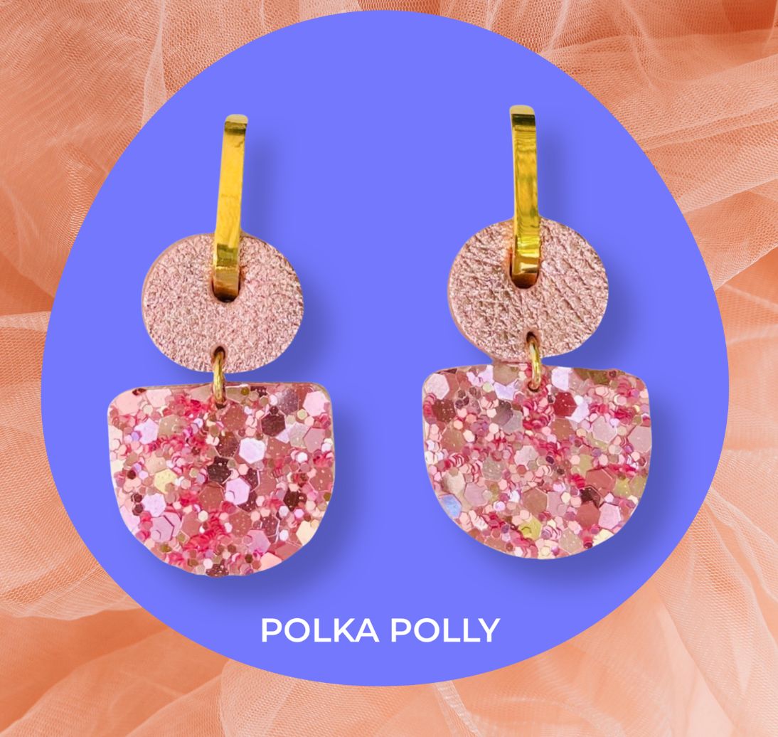 Ballerina Pink Dainty Hoops