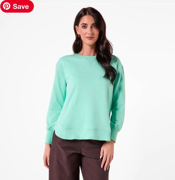 Cotton Sweatshirt MINT, size: 8