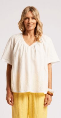 Cove Relaxed Top WHITE