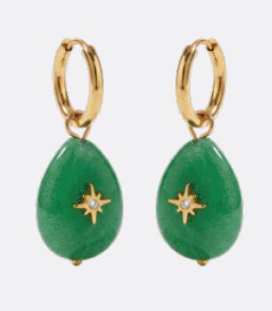 Paloma Earring GREEN DROP