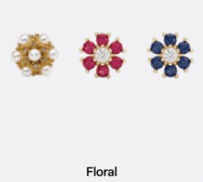 Heritage Trio Earring FLORAL