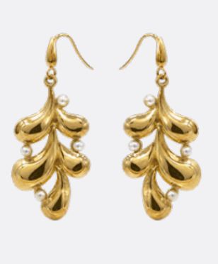Case Earring GOLD LEAF