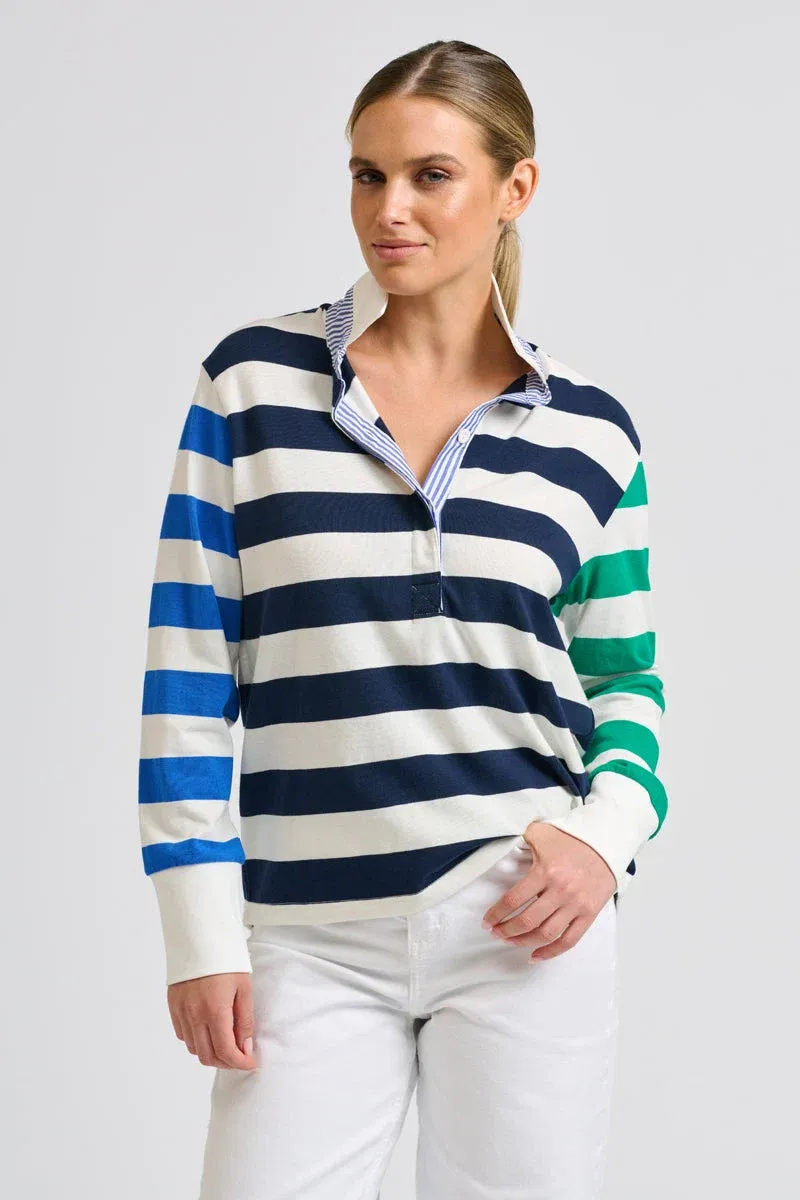 Robbie Rugby Sweatshirt - Spring Combo