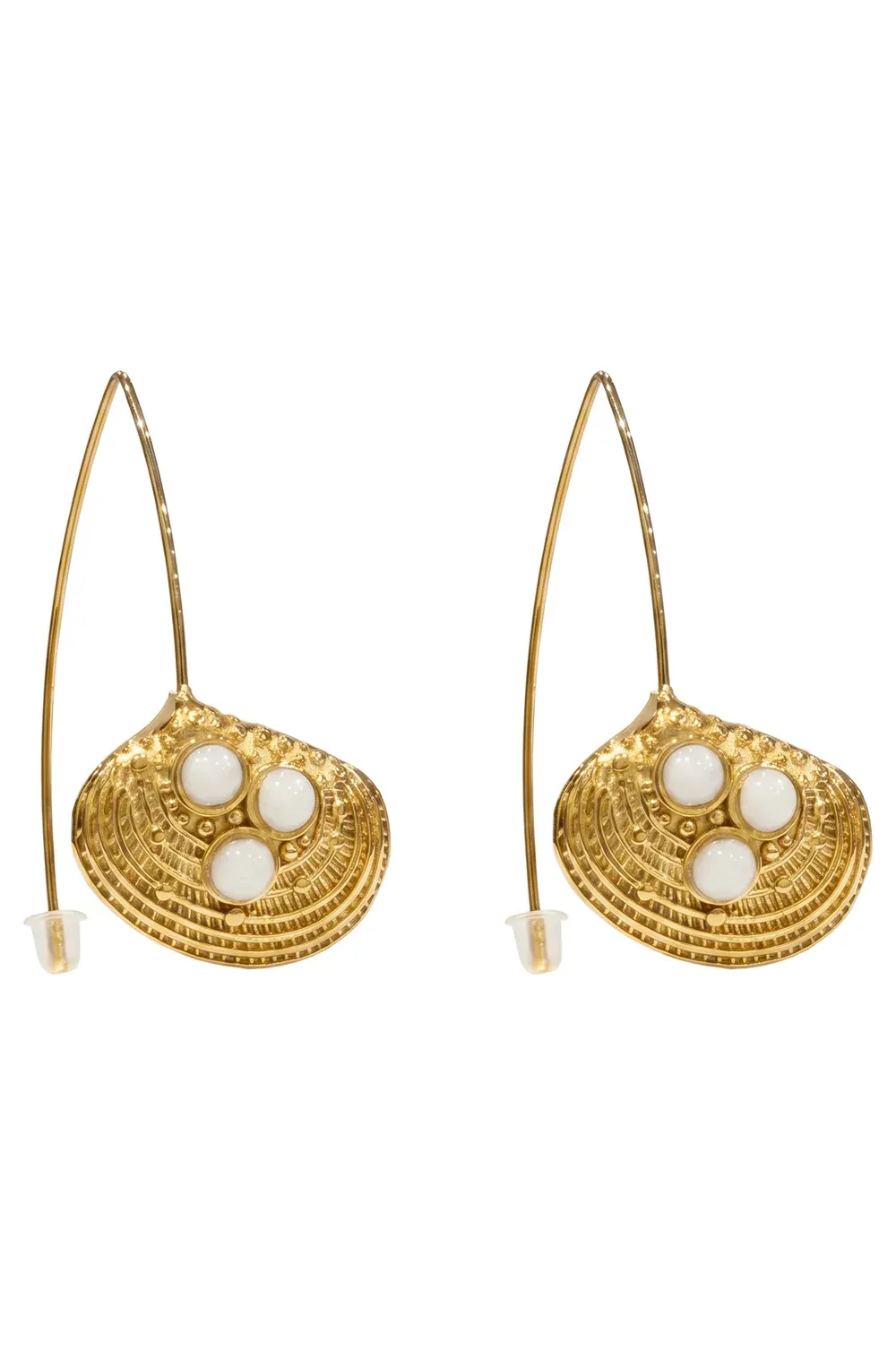 Casa Earring - Gold Shell