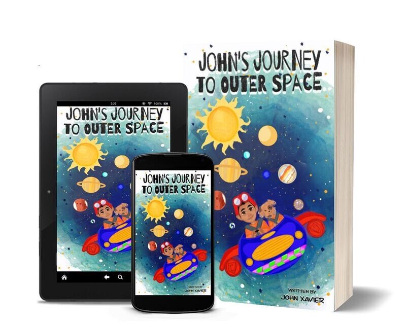 John's Journey to Outer Space (soft cover book)