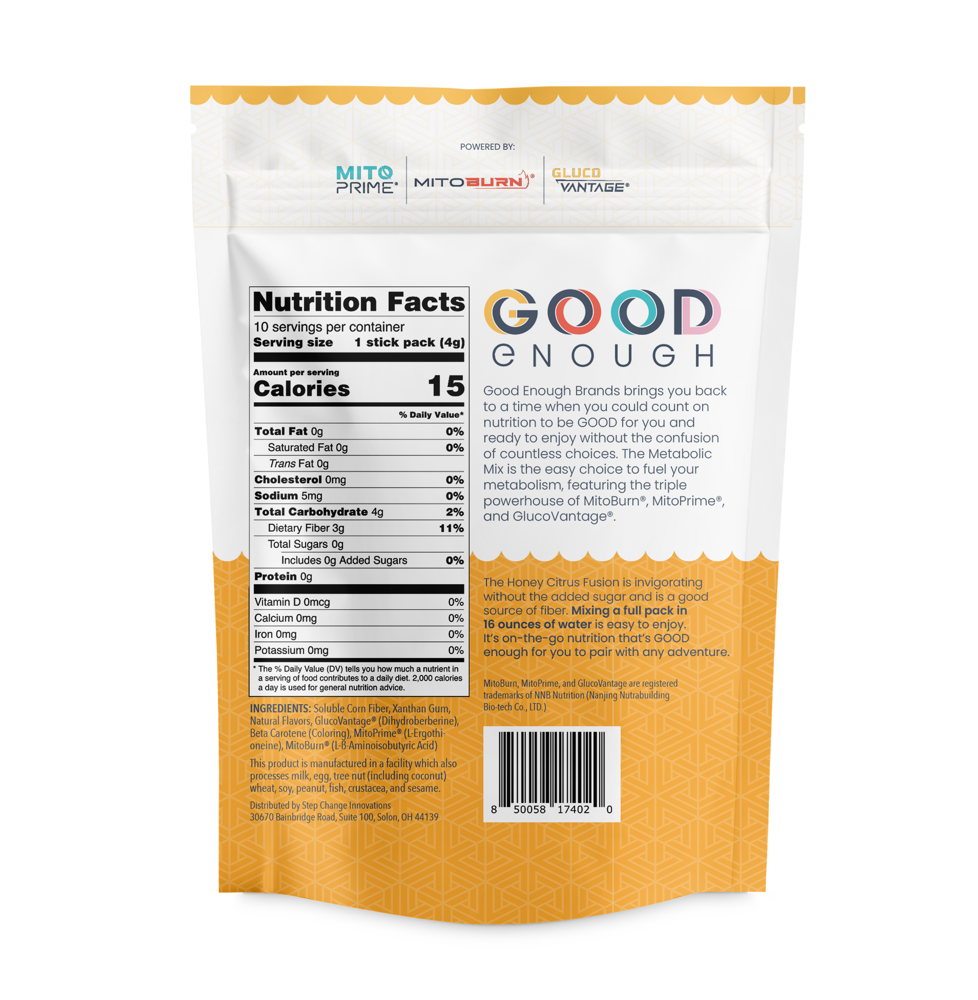 Good Enough Metabolic Mix (10 On-the-Go packs)