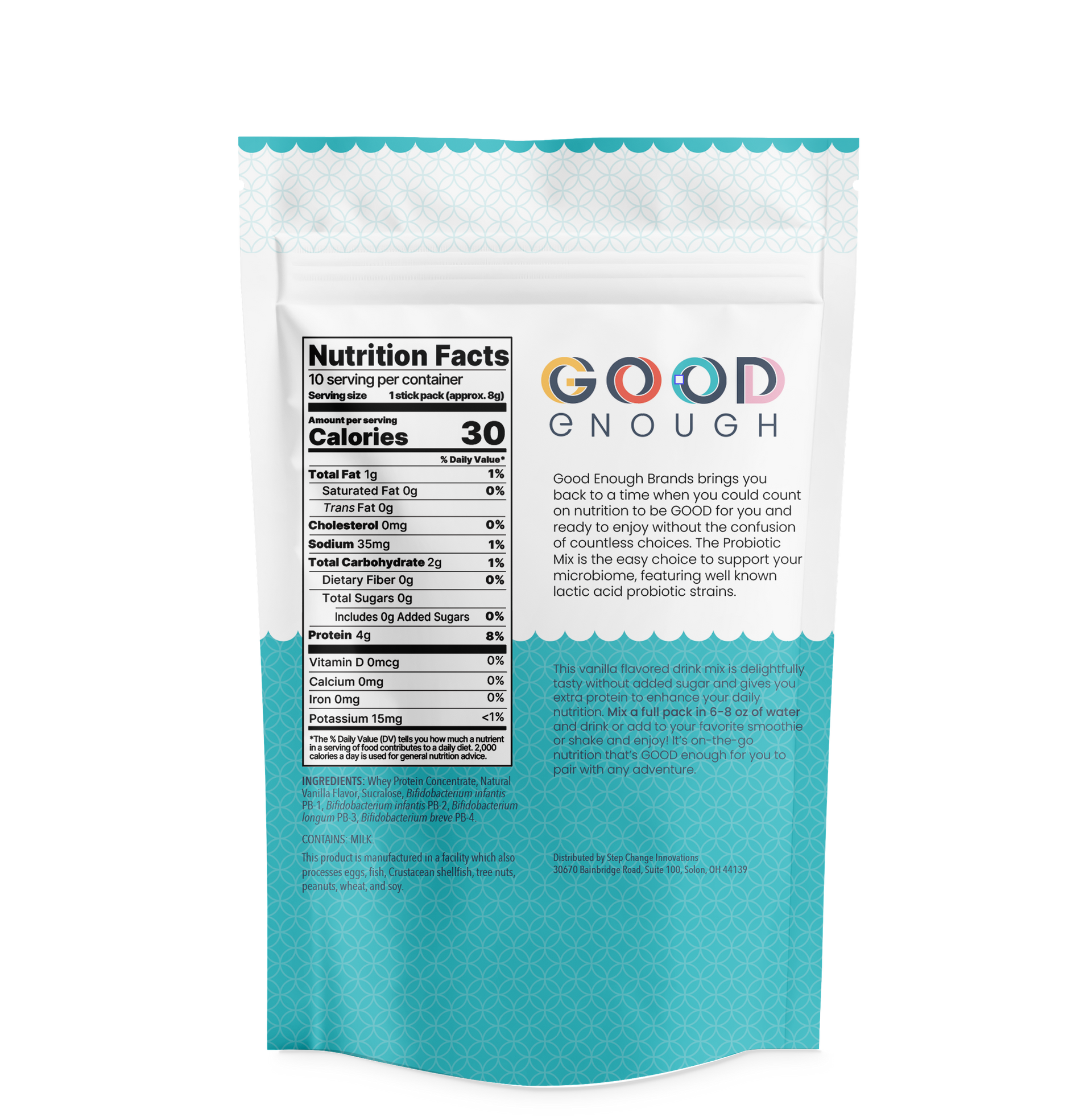 Good Enough Probiotic Mix (10 On-the-Go Packs)