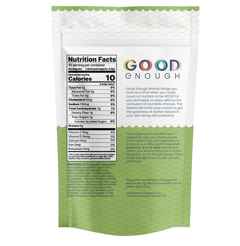 Good Enough Greens Mix (10 On-the-Go Packs)