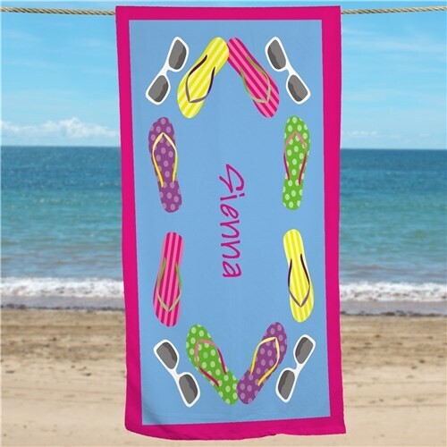 Flip Flop Beach Towel