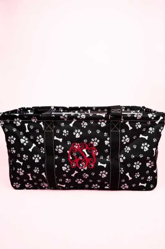 NGIL Feeling Pawsitive Collapsible Haul-it-all Basket with Mesh Pockets