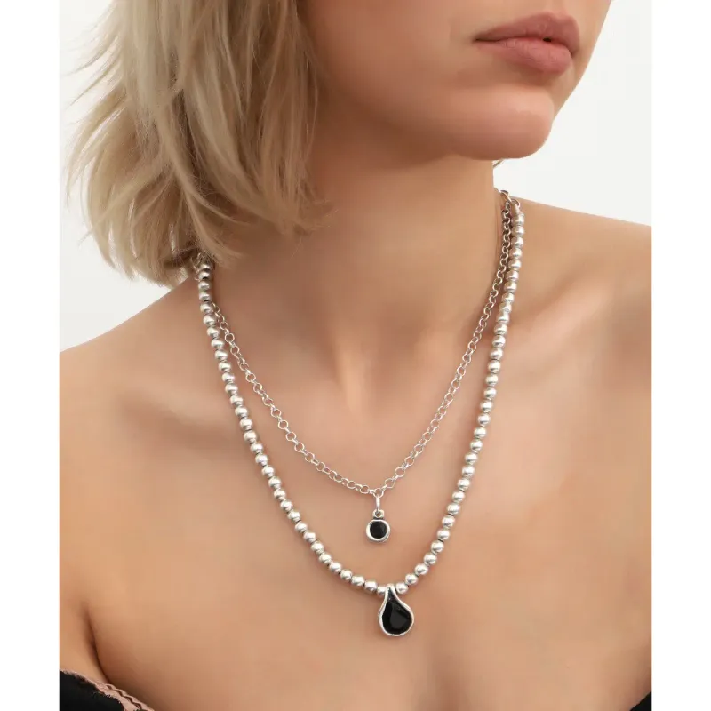 BLACK DROP PENDANT