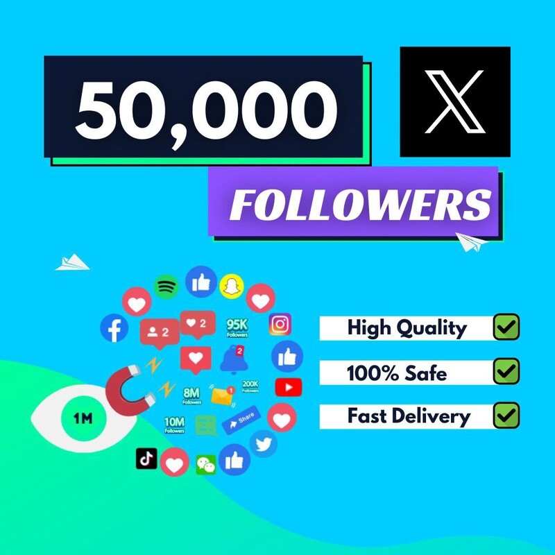 50,000 X Followers