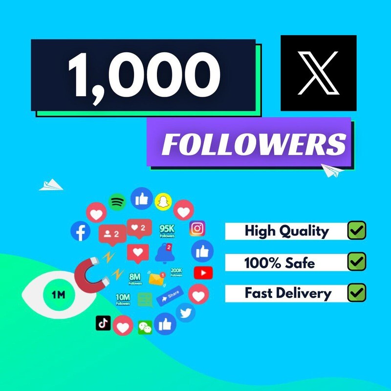 1000 X Followers