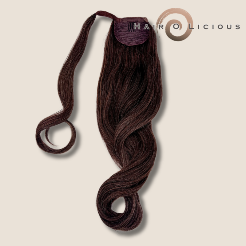 Clip in Ponytail | Dark Brown | 60-65cm