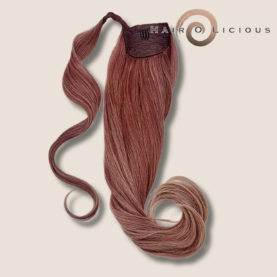 Clip in Ponytail | Strawberry Blonde | 60-65cm