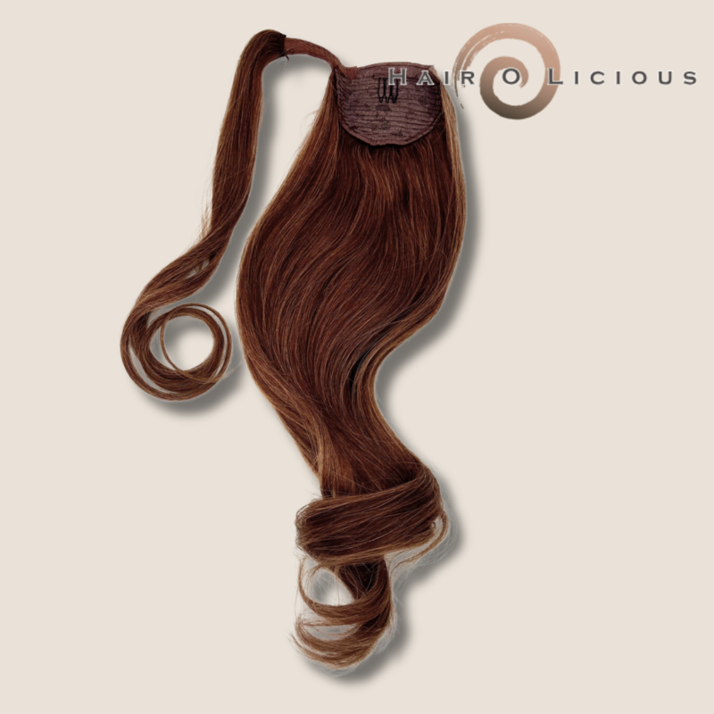 Clip in Ponytail | Medium Brown | 60-65cm