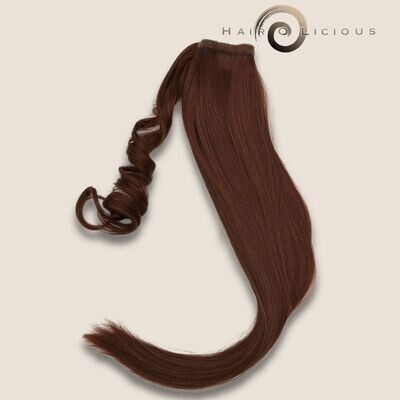Synthetic Clip in Ponytail | Rose | 60-65 cm