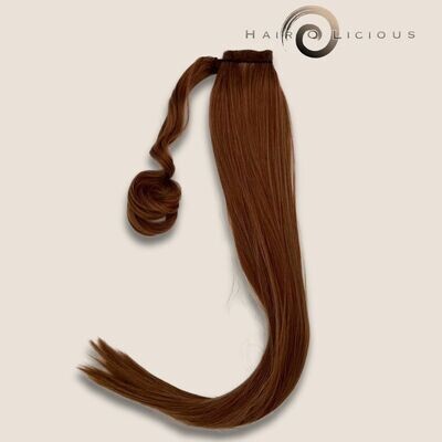 Synthetic Clip in Ponytail | Golden Glow | 60-65 cm