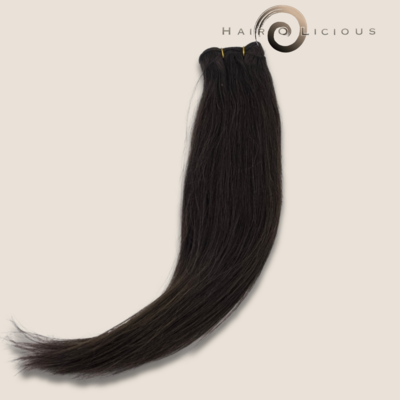 Machine Weft | 100 gram | 50 cm | Kleur Dark Grey Machine Weft | 100 gram | 50 cm | Kleur Dark Grey