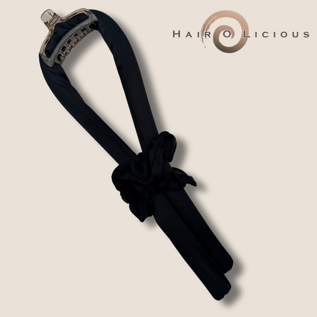 Heatless Curls Black