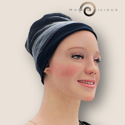 Comfortable and Stylish Cap - Blue pixel, Mary Lyne