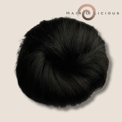 Human Hair Bun | #1B