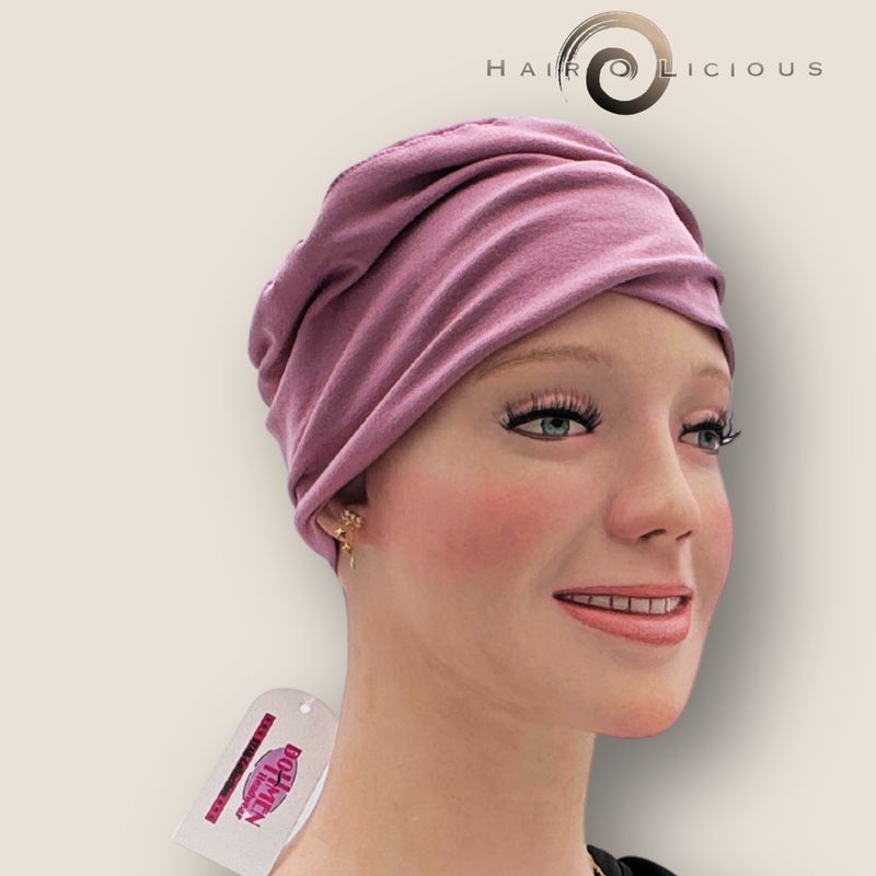 ​Comfortabel en Stijlvol mutsje | Model: Kim | Kleur B3 Oudroze | Dohmen Headwear