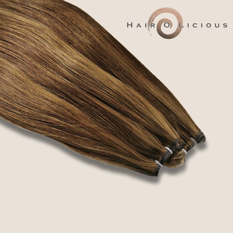 Genius Weft | European Hair | #4/8 Piano