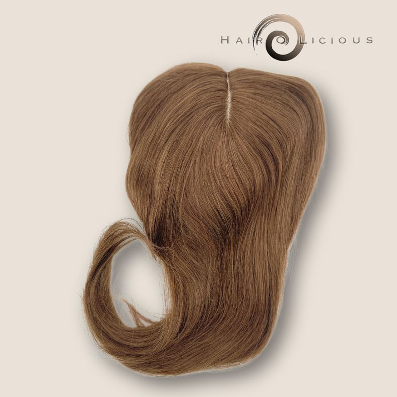 Top Secret Affordable Chic | Color 4 Brown | 13x15 cm |  Hairlength 14 inch/ 35 cm  | 50 Gram