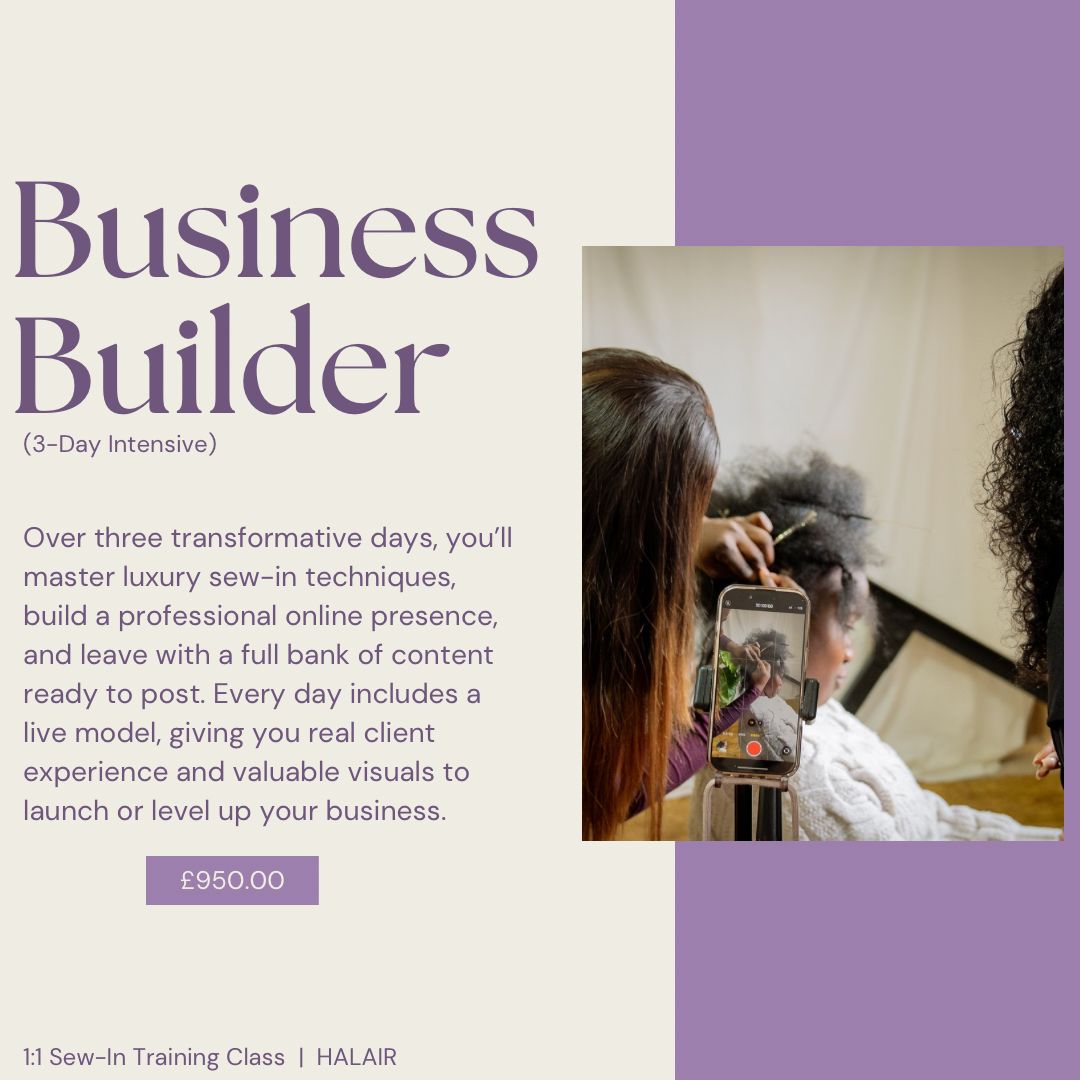 Sew-In Skills + Business Builder (3-Day Intensive)