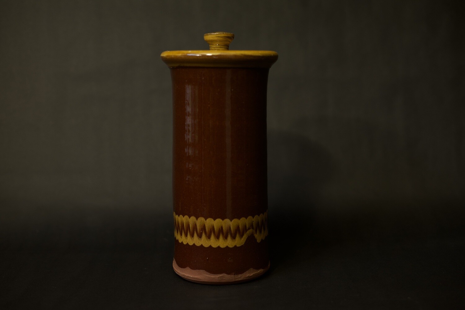Tall storage jar