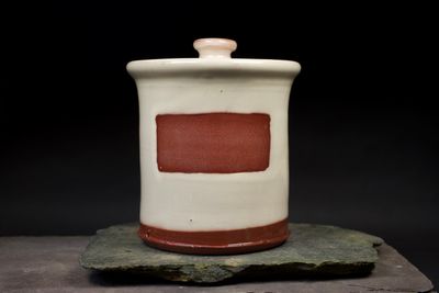 Lidded storage jar - medium