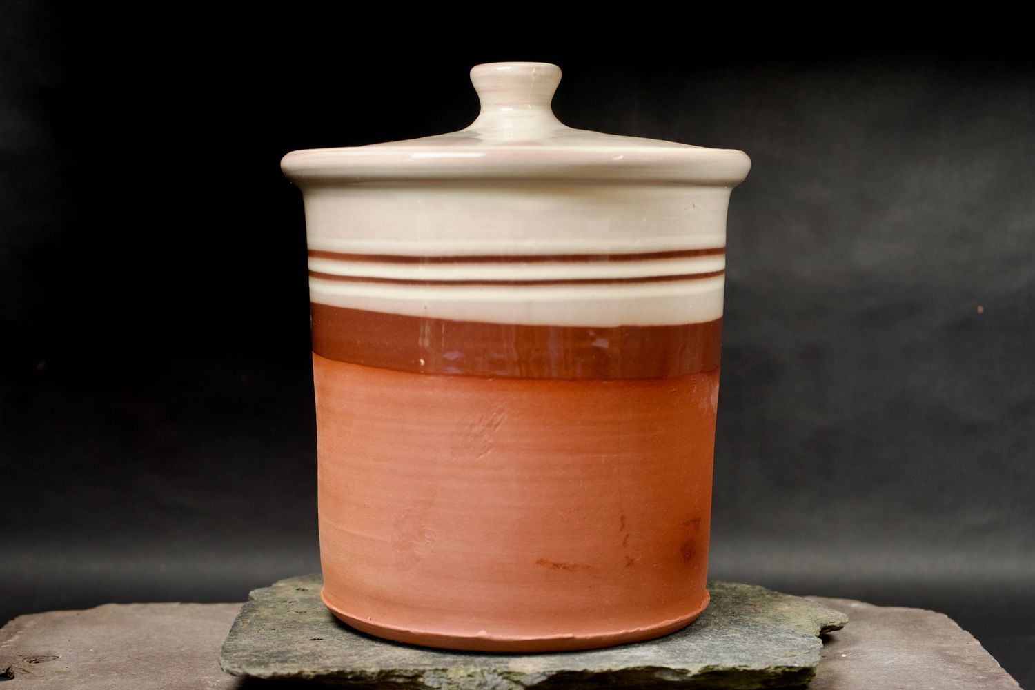 Lidded storage jar - Large