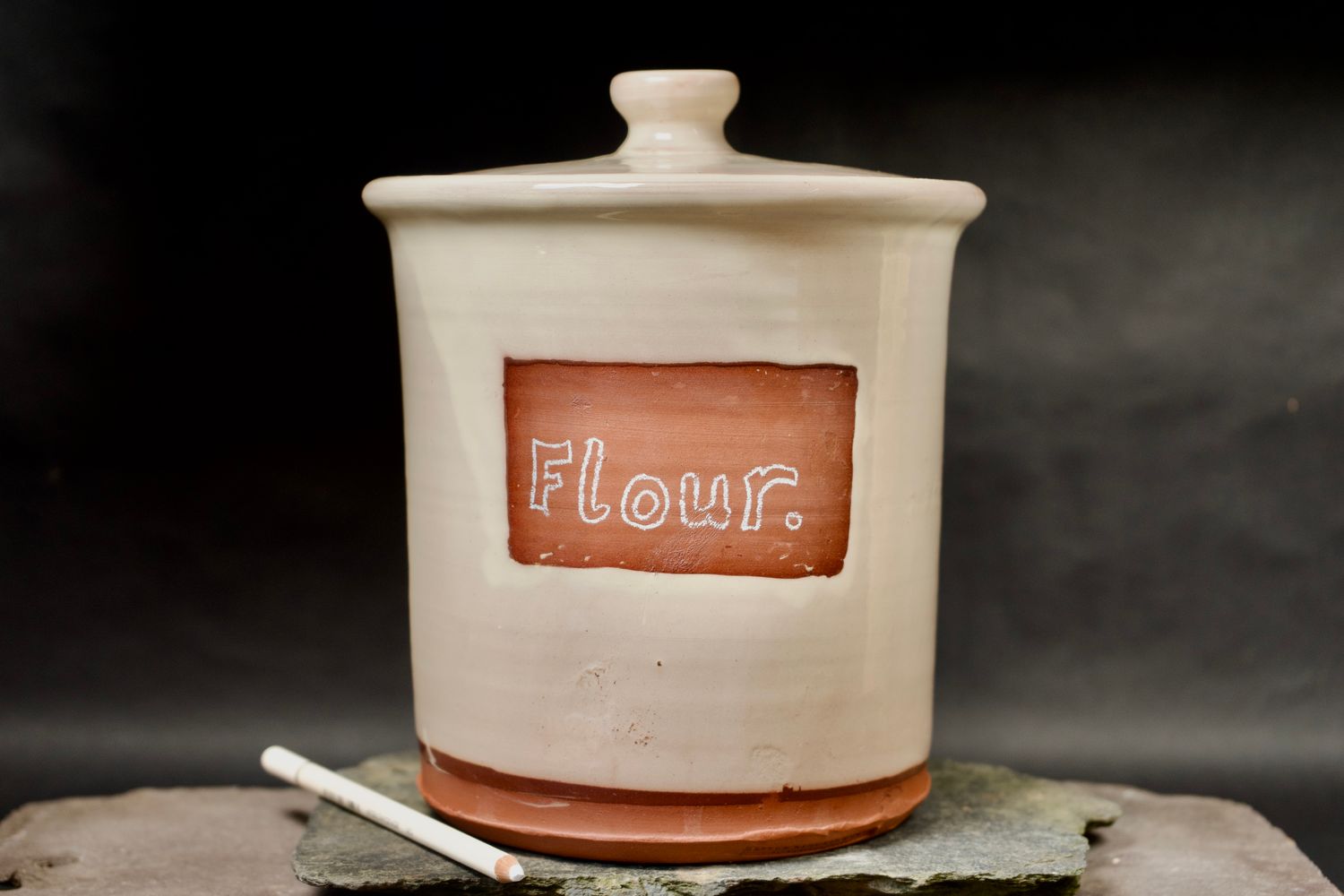 Lidded storage jar - Large