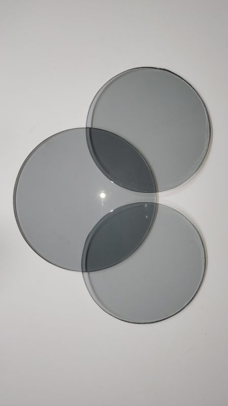 914 Porsche Glass Gauge Lens set - Medium Smoke Grey Tinted Glass