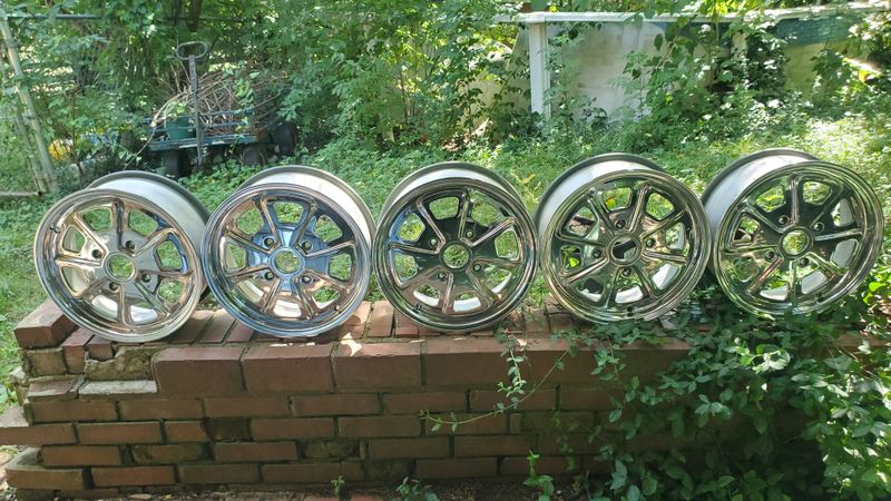 914 Porsche 2.0 Polished Fuchs Wheels
