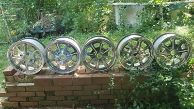 914 Porsche 2.0 Polished Fuchs Wheels