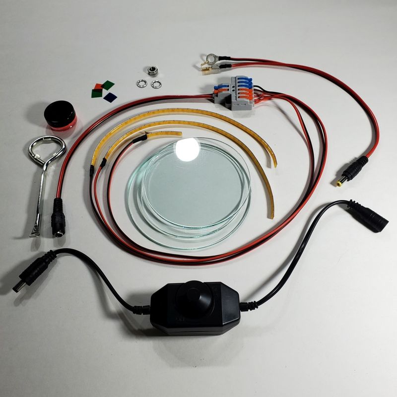 Porsche 914 Gauge 'Ultimate LED' Restoration Kit With Glass
