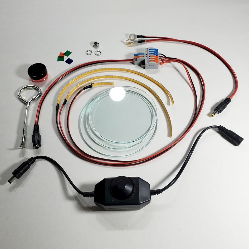 Porsche 914 LED Gauge Restoration Kit (70-76) with Clear Glass