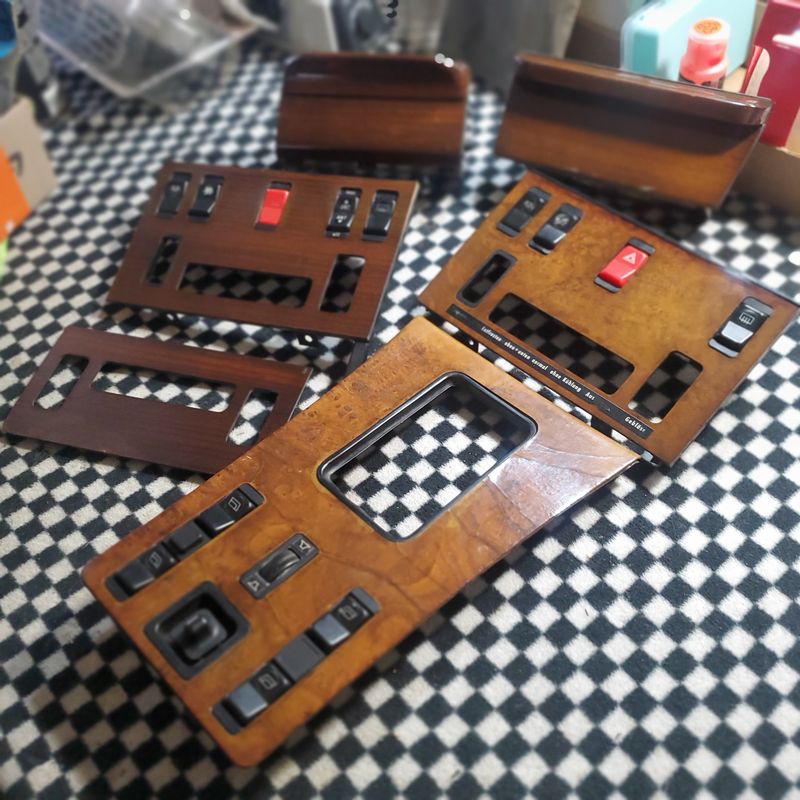 Classic Mercedes Benz W126 W124 107 Wood Dash Trim