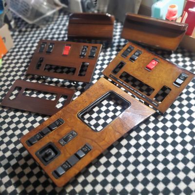 Classic Mercedes Benz W126 W124 107 Wood Dash Trim